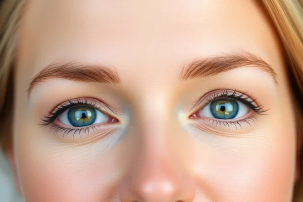 Experienced surgeon performing Oberlidstraffung Zürich with focus on precise eye contour correction, showcasing natural results.