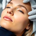 Professional Fadenlifting Zürich session showcasing gentle facial procedure for natural rejuvenation.
