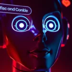 Engaging NSFW AI chat interface with seductive visuals and vibrant colors, highlighting realistic digital conversation.