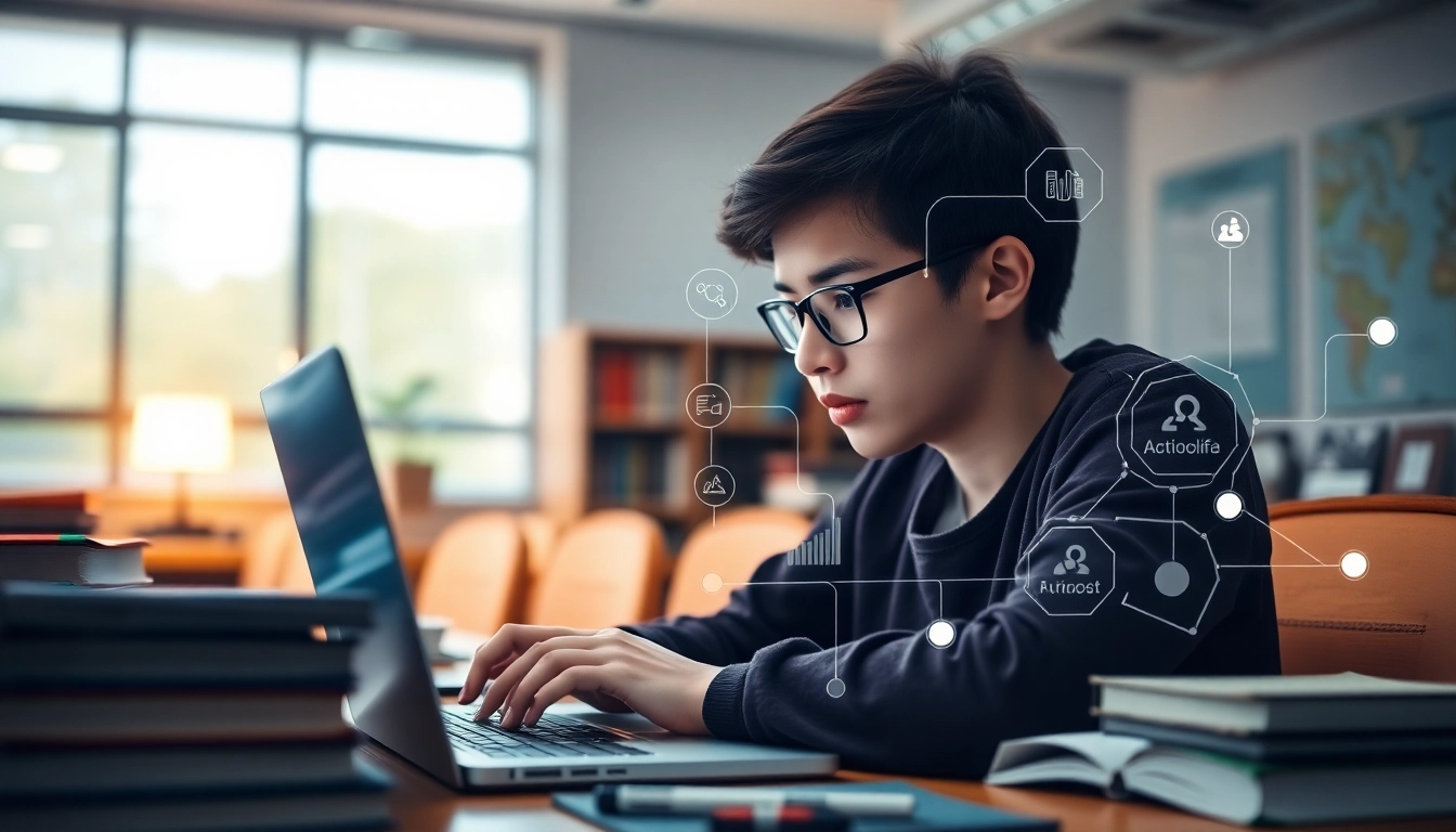 Student working with AI humanizers for academic AI humanizers to improve writing authenticity